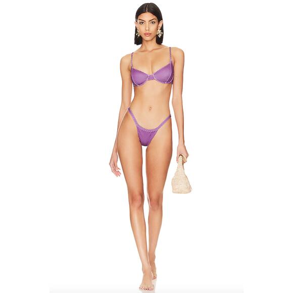 Mello the Label Brazilian Bikini Bottom - Lilas - Minimal Coverage - Medium - Picture 4 of 9